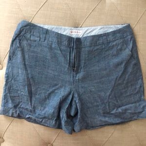 Chambray shorts